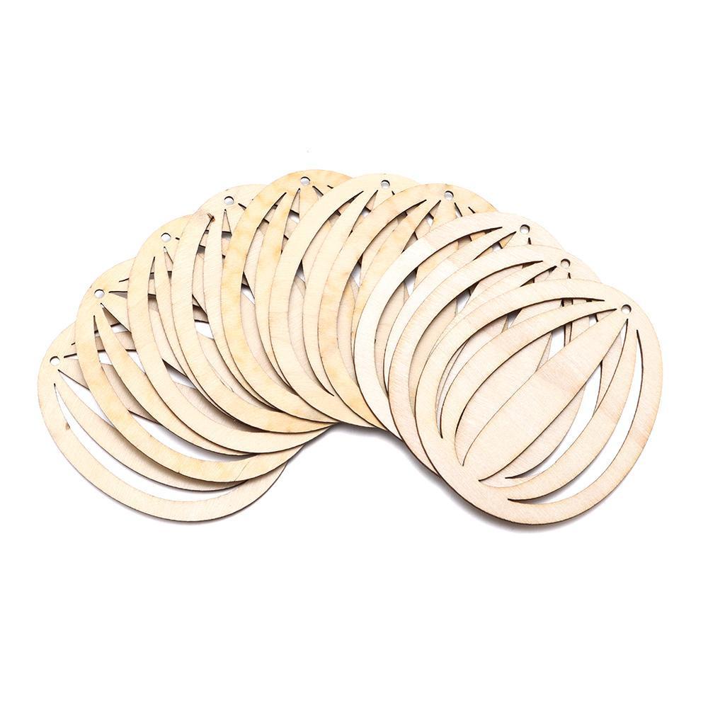 CONOPERY Bộ 10 Thẻ Treo Trang Trí Sổ Tay Hình Trứng Phục Sinh Chưa Hoàn Thiện