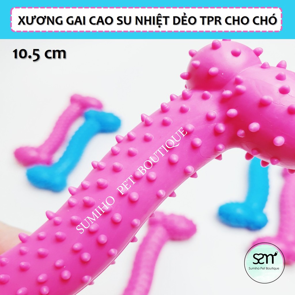 Đồ chơi tương tác với thú cưng Sumiho - Xương nhựa dẻo (giao màu ngẫu nhiên)