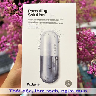 Mặt nạ sủi bọt than hoạt tính thải độc se khít lỗ chân lông Dr.Jart+ Porecting Solution