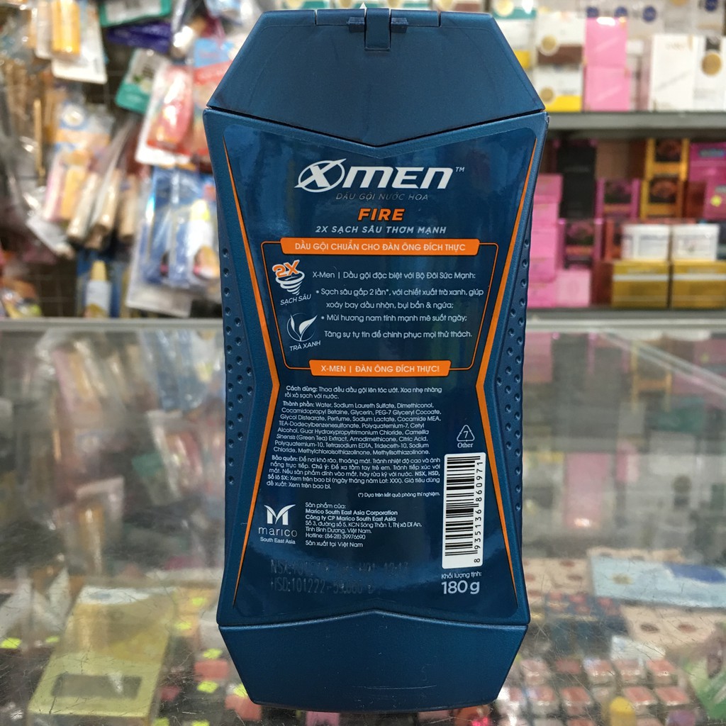 Dầu Gội Nước Hoa X-Men Fire 180g
