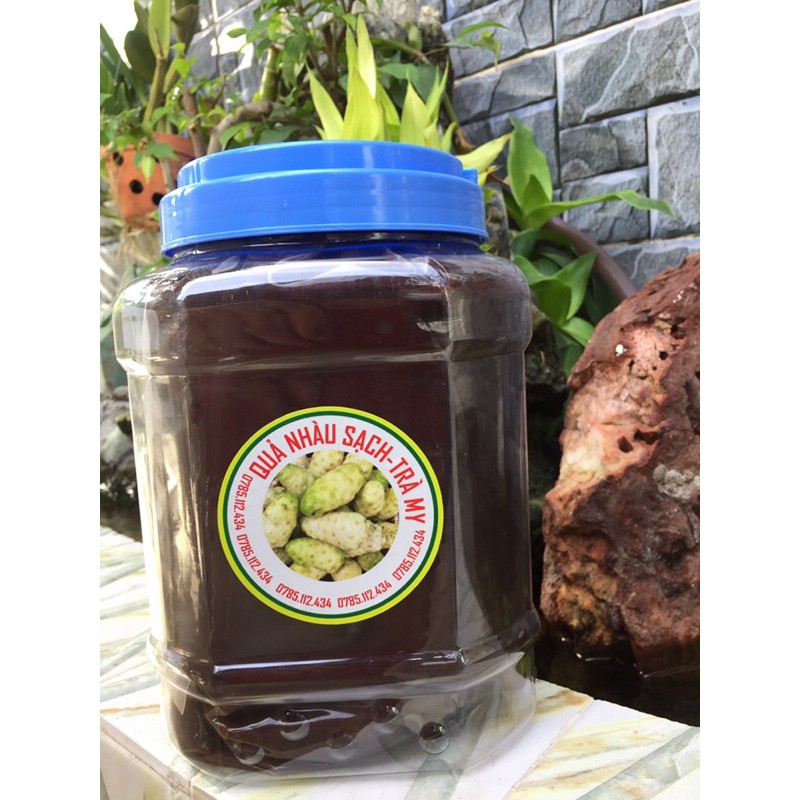 1kg cốt quả nhàu ngâm đường vàng thành phẩm