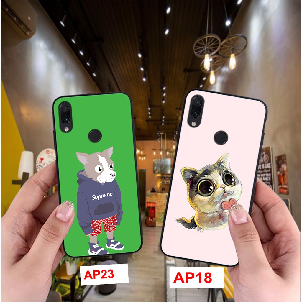 ỐP ĐIỆN THOẠI XIAOMI  REDMI NOTE 7/7 PRO-REDMI MI 7 IN HÌNH DỄ THƯƠNG-BẢO VỆ MẶT LƯNG ĐIỆN THOẠI