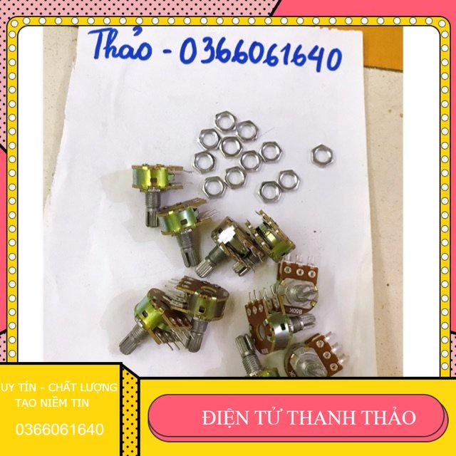 10c Triết áp 2 tầng có bi kèm ốc 10k 50k 100k