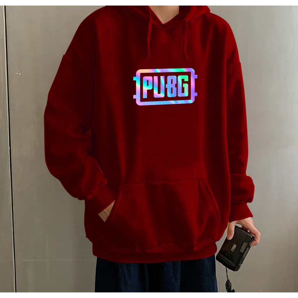 Áo Khoác Nỉ Hoodie Phản Quang PUBG PQ15KN -doixanha