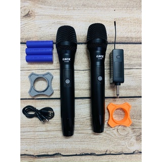 Micro karaoke không dây đa năng URX-200 (Mic Pin sạc, hút tốt, Chống hú, tăng giảm volume, sóng mạnh