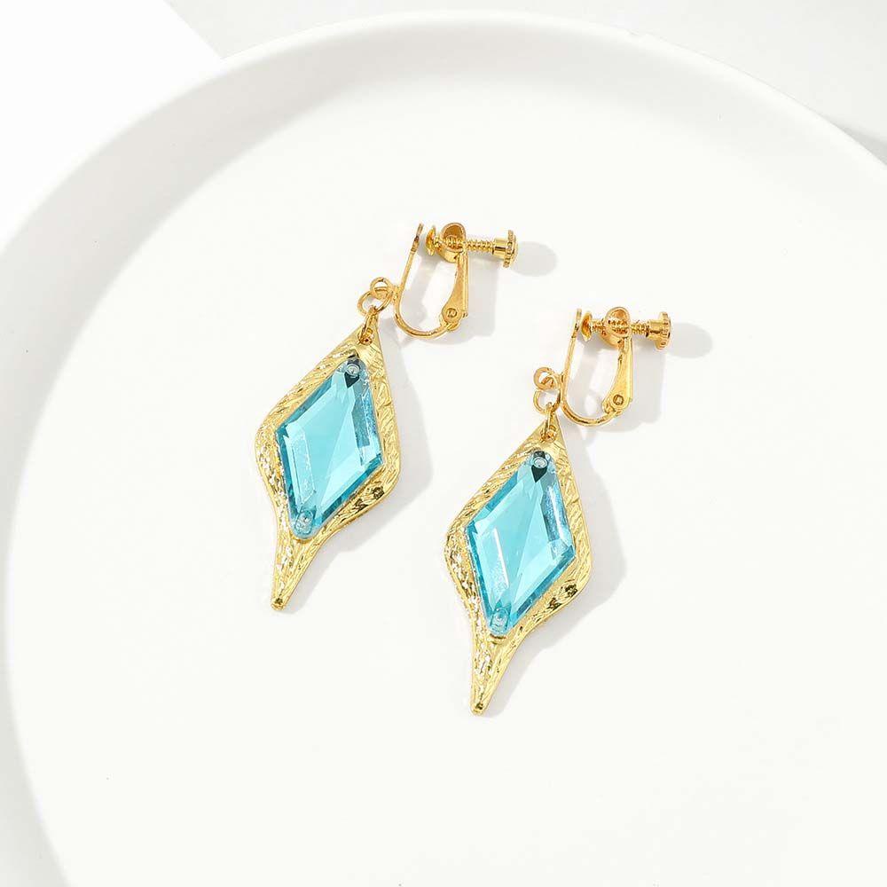 EXPEN Genshin Bông Tai Dạng Kẹp Hóa Trang Kaeya Phong Cách Kaeya Alberch Retro