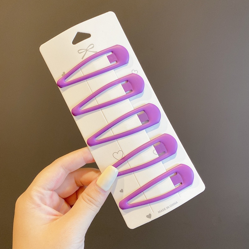 Bộ kẹp tóc hình giọt nước dễ thương phong cách Hàn quốc cho bé gái