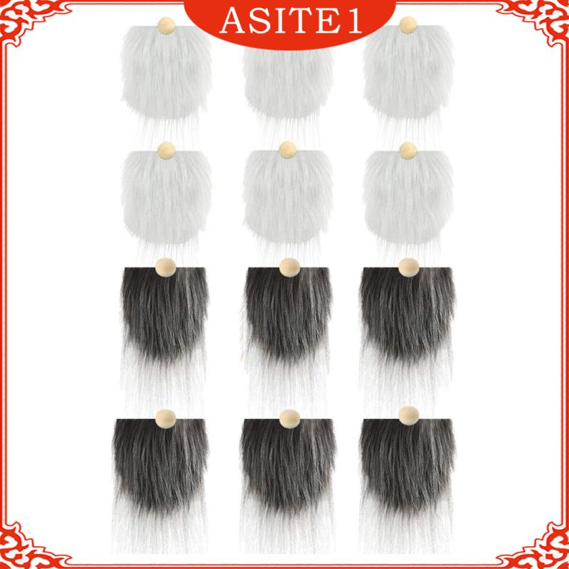 Râu giả bằng lông thú nhân tạo dùng hóa trang Giáng Sinh DIY