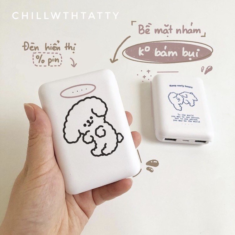 SẠC DỰ PHÒNG TEDDY DUNG LƯỢNG 10000MAH