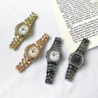 [SIÊU ĐẸP] Đồng Hồ Nữ JW Dây Kim Loại đính đá sang trọng - DH40