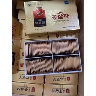 Trà hồng sâm hàn quốc, hộp 100 gói