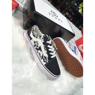 Giày Vans OLD SKOOL SKULLS HOẠ TIẾT