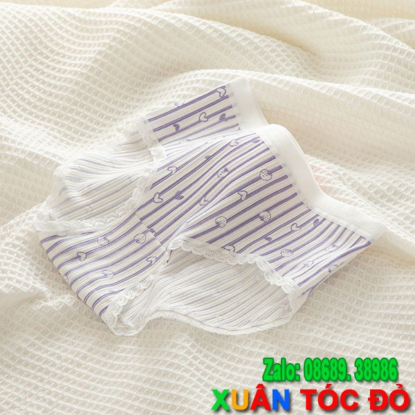 [Mã WASTDEP giảm 5K đơn bất kì] SỈ ZALO RẺ HƠN NHIỀU_ Lót 5 Kiểu Thỏ Tím Dâu Tây 5091 | BigBuy360 - bigbuy360.vn