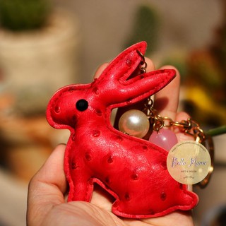Móc khoá da hình mèo hình voi hình thỏ siêu đẹp độc lạ dễ thương cute nhiều màu - ảnh chụp thật