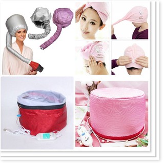 Mũ hấp dầu tóc dùng máy sấy tại nhà