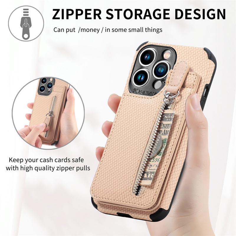 Ốp điện thoại Kiểu Ví Tiền Cho iPhone 13 Pro Max 12 Pro Max 12 Mini