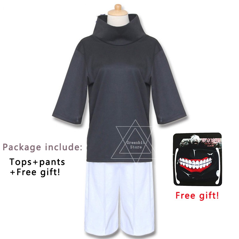 Trang phục hóa trang nhân vật Anime Tokyo Ghoul Kaneki Ken thời trang dành cho nam và nữ
