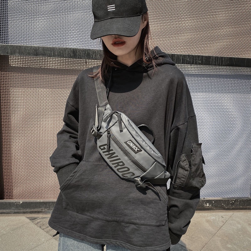 Túi Đeo Trước Ngực Phong Cách Harajuku Hàn Quốc Mới Cho Nữ