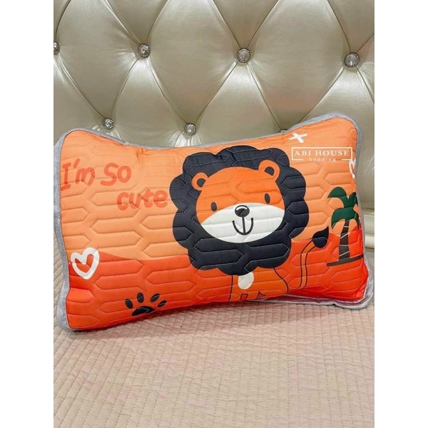 Gối tencel cho bé , gối cao su cho bé nhiều hình dễ thương , thoáng mát , êm ái