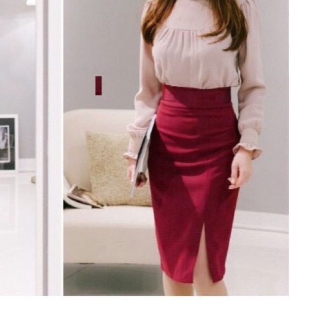 [NEW] Chân váy bút chì sẻ trước dài 60cm Thời Trang Nữ | BigBuy360 - bigbuy360.vn