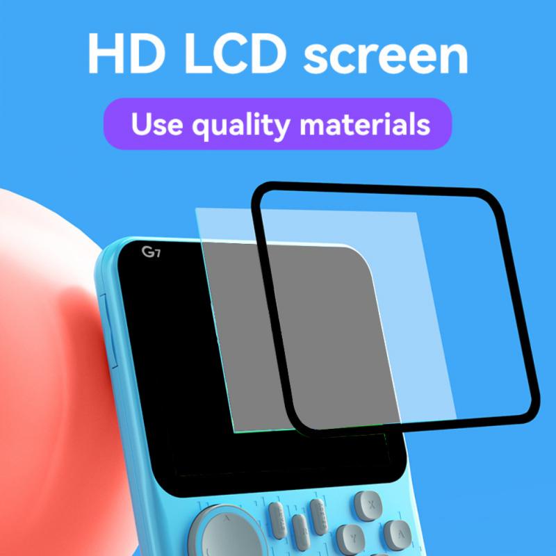 Máy chơi game cầm tay G7 666 trò chơi màu sắc HD vui nhộn dành cho trẻ em