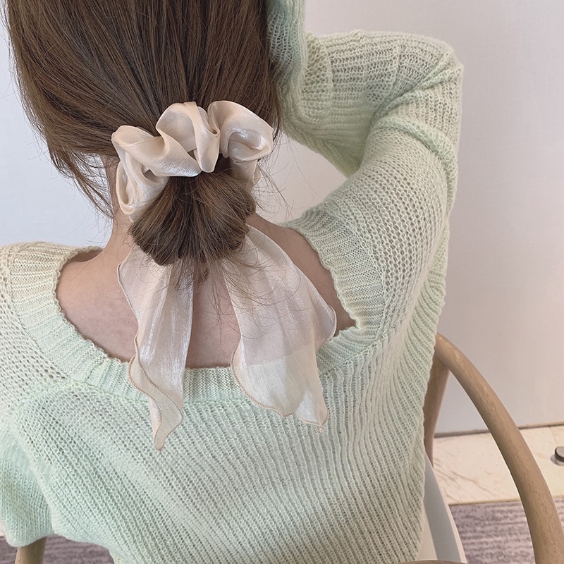 Dây buộc tóc có chi tiết nơ thời trang xinh xắn dành cho nữ