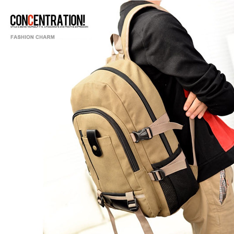 Ba lô unisex nhiều ngăn túi có sức chứa lớn cho các chuyến đi chơi bình thường, du lịch thể thao và túi đi học