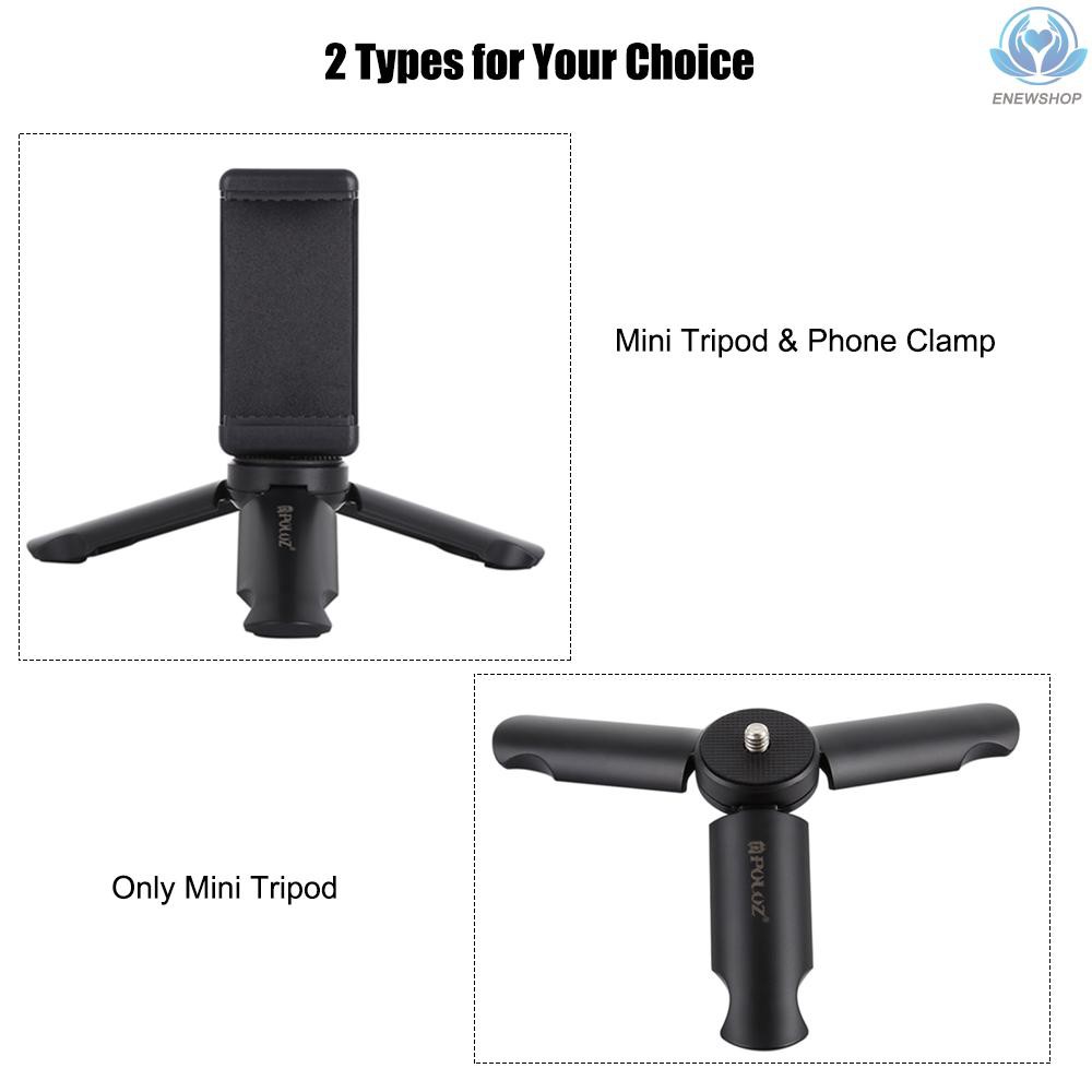 【enew】PULUZ Portable Folding Tabletop Tripod Mini Desktop Tripod Stand Holder