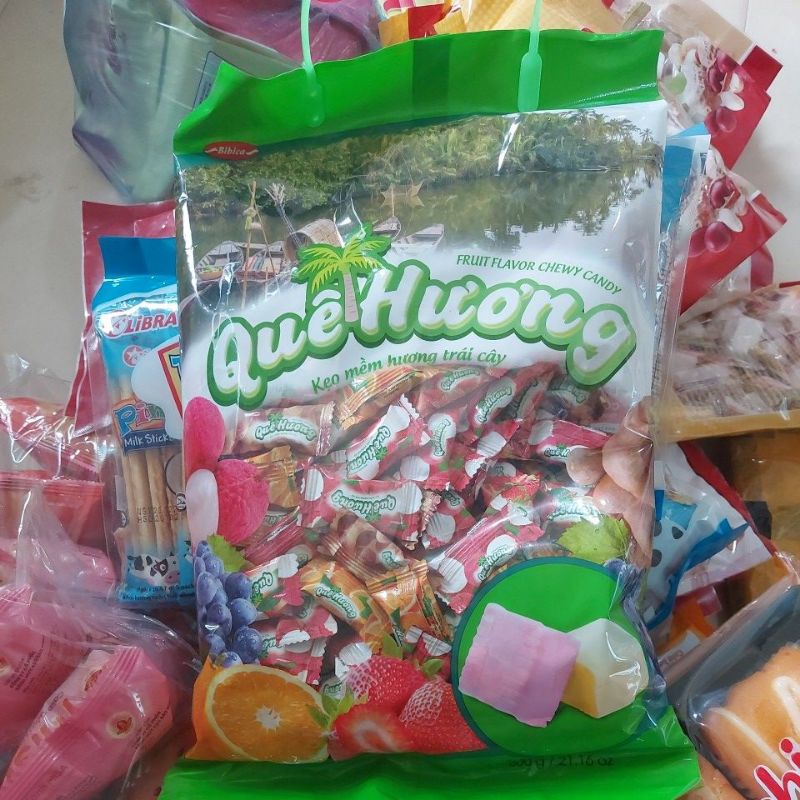 Kẹo Mềm Hương Trái Cây Quê Hương 600g