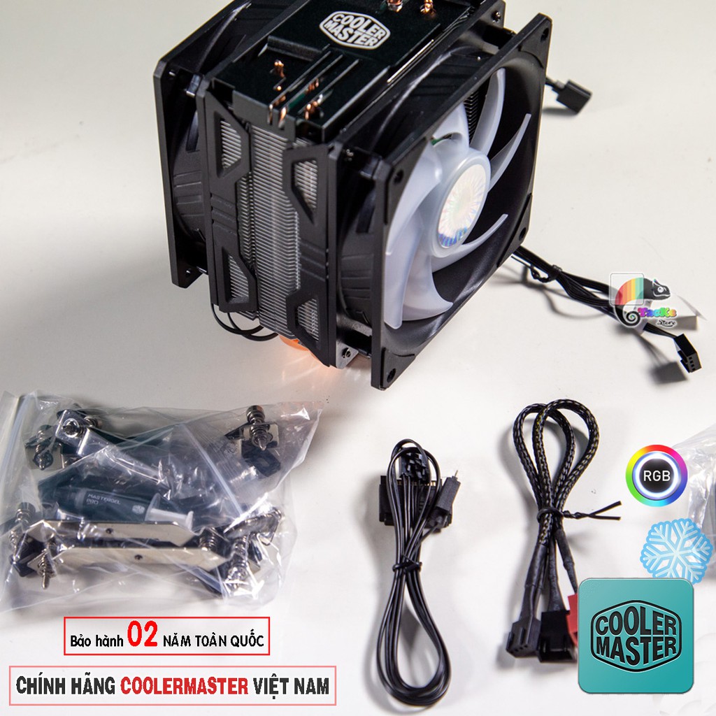 Tản nhiệt khí CPU Cooler Master HYPER 212 ARGB TURBO I Fan CPU CM 212 ARGB LED