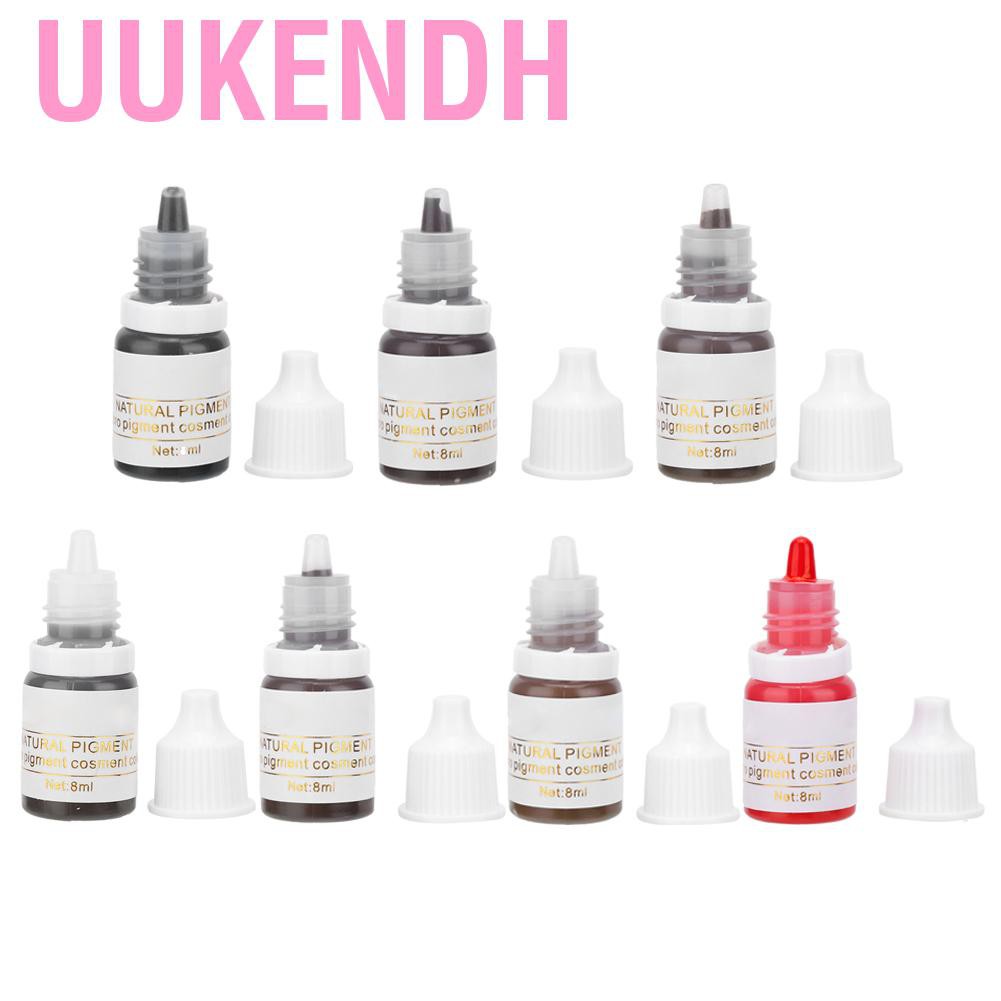(hàng Mới Về) Mực Xăm Lông Mày / Môi / Lông Mày Chuyên Nghiệp Lâu Trôi Uukendh 8ml