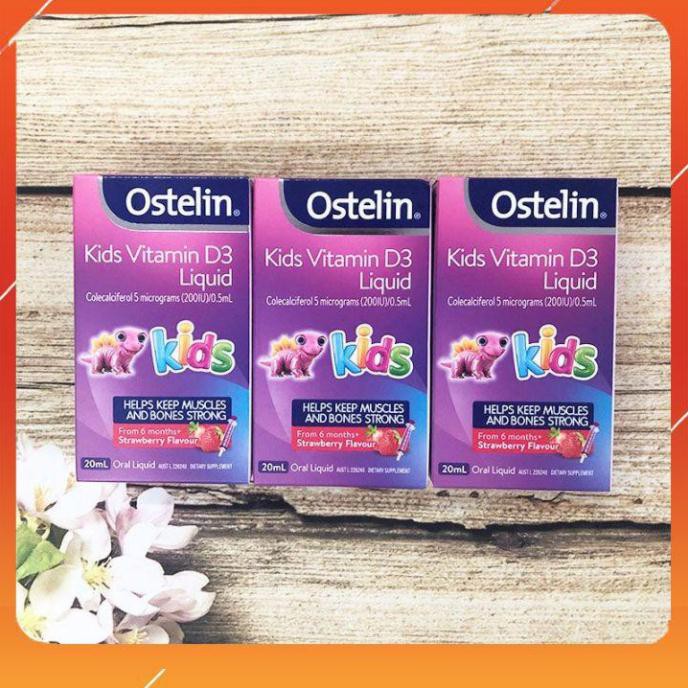 Vitamin D Ostelin cho bé [FREE SHIP_BẢN NỘI ĐỊA] dạng nước