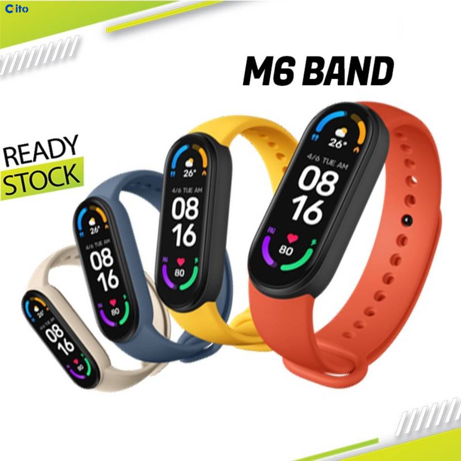 M6 Smartwatch Xiaomi-Mi 6 Bluetooth Màn Hình Trái Tim Thông Minh đồng hồ ITO