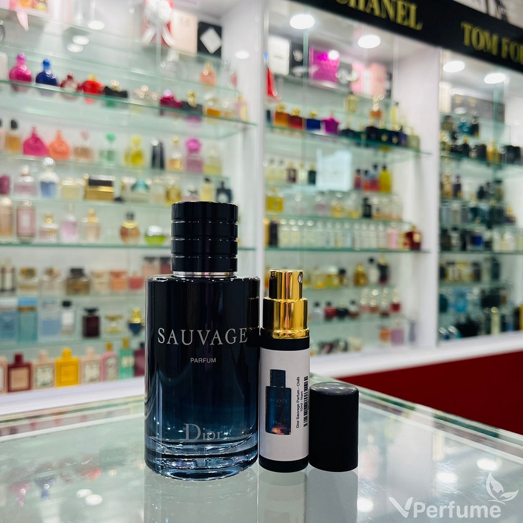 10ml Nước Hoa Nam Dior Sauvage Parfum - Hương Vani và cam Bergamot lịch lãm, lôi cuốn