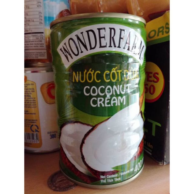 Nước Cốt Dừa Wonderfarm Lon 160ml