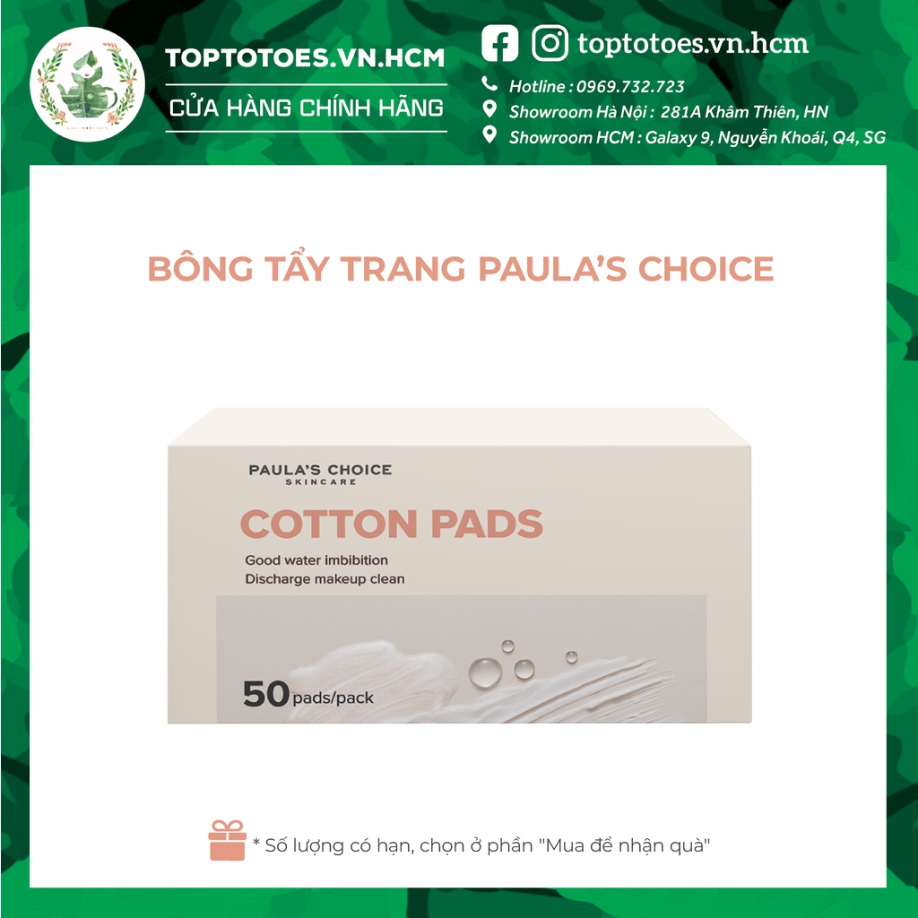 Túi Tote thời trang &amp; Bông tẩy trang Paula’s Choice [QUÀ TẶNG KÈM ĐƠN HÀNG]