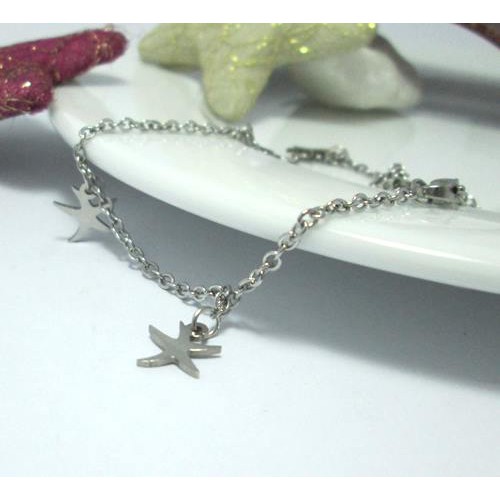 Lắc chân nữ inox nhiều mẫu