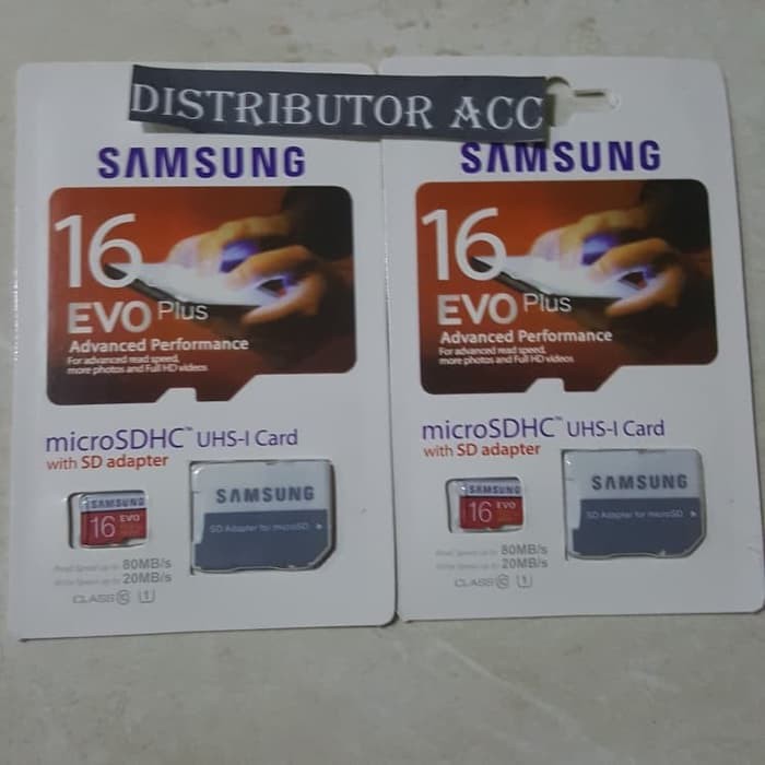 Thẻ Nhớ Micro Sd Samsung Evo Plus 16gb Class 10 +