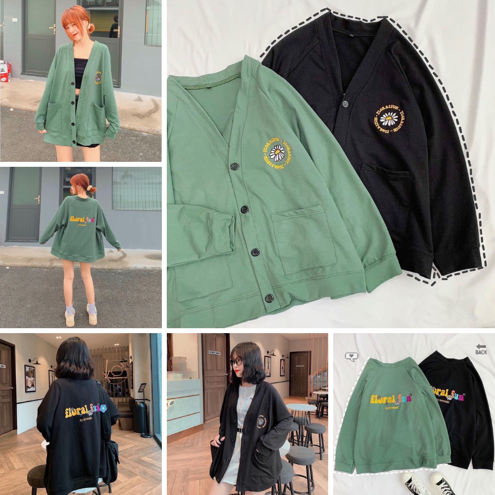 Áo Khoác Hoodie Nỉ Chất Cotton Nhiều Mẫu Form Rộng [Dưới 75kg] | BigBuy360 - bigbuy360.vn