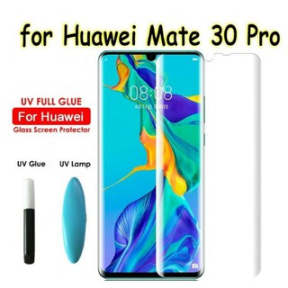 Kính cường lực Full keo UV Cho Huawei Mate 30 Pro Full màn hình ( Trong suốt )