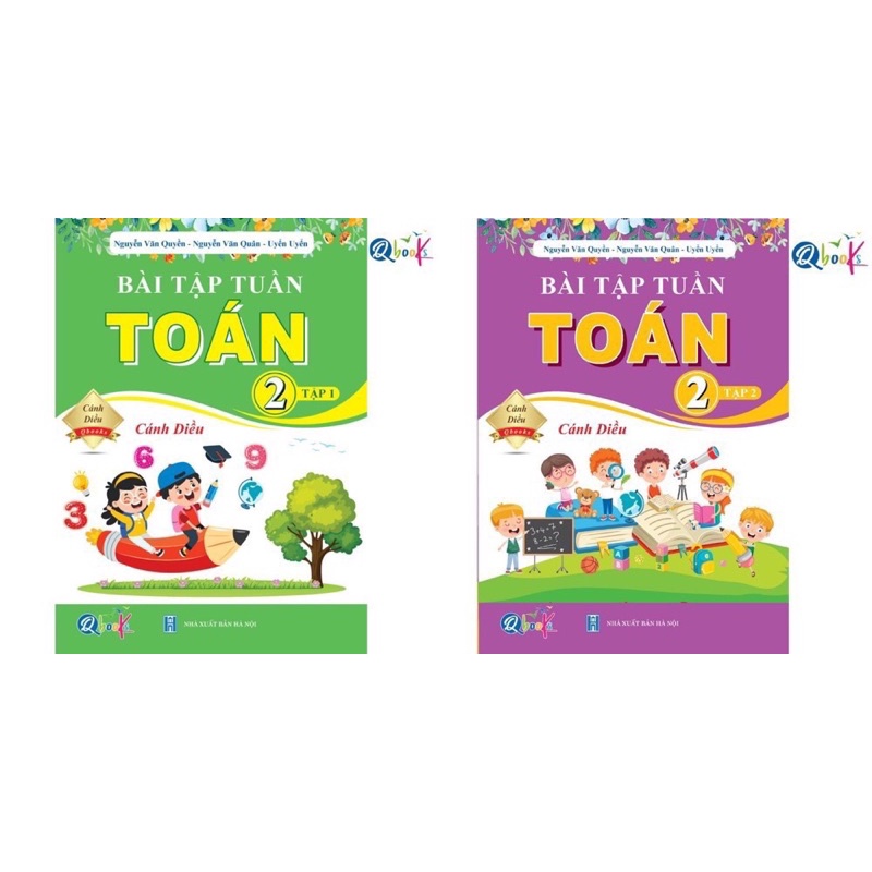 Sách - (Combo 2 tập) Bài Tập Tuần Toán 2 - Cánh Diều
