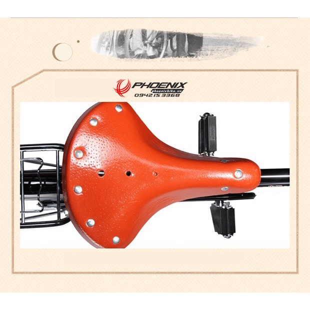 Xe đạp Phượng hoàng cổ PA-18 28 inch xích hộp phanh đũa 2022