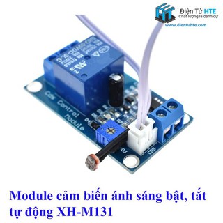 Module cảm biến ánh sáng Sunha có Relay 12v XH-M131 Cảm biến ánh sáng, bật tắt Thiết bị tự động CT3379