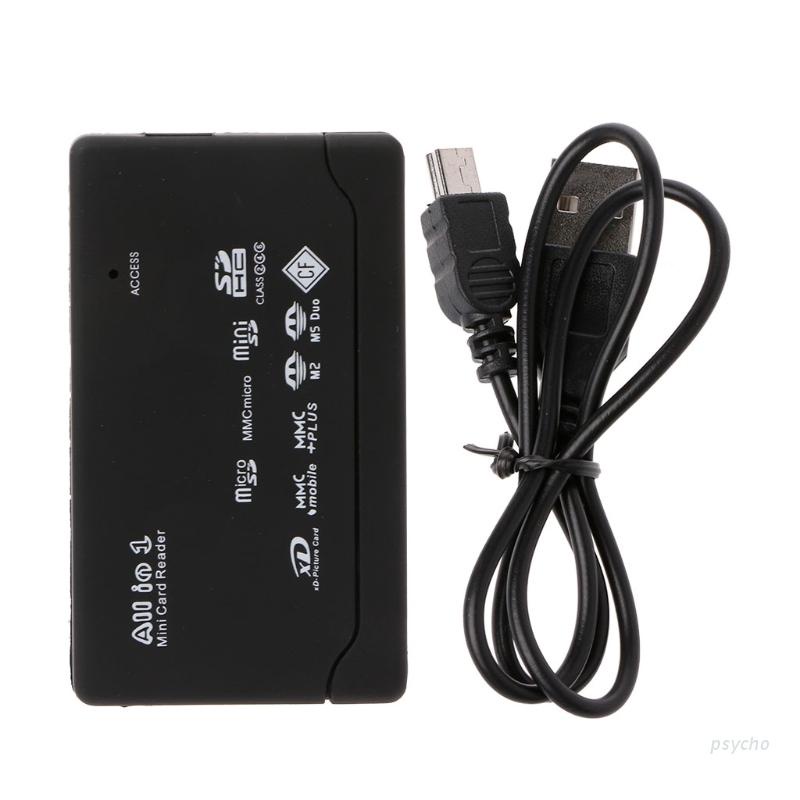 Đầu đọc thẻ nhớ dành cho USB Mini Micro SD SDHC M2 MMC XD CF