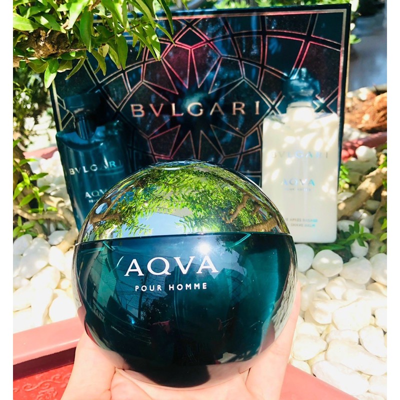 Nước hoa Bvlgari Aqva Pour Homme 100ml Full Set