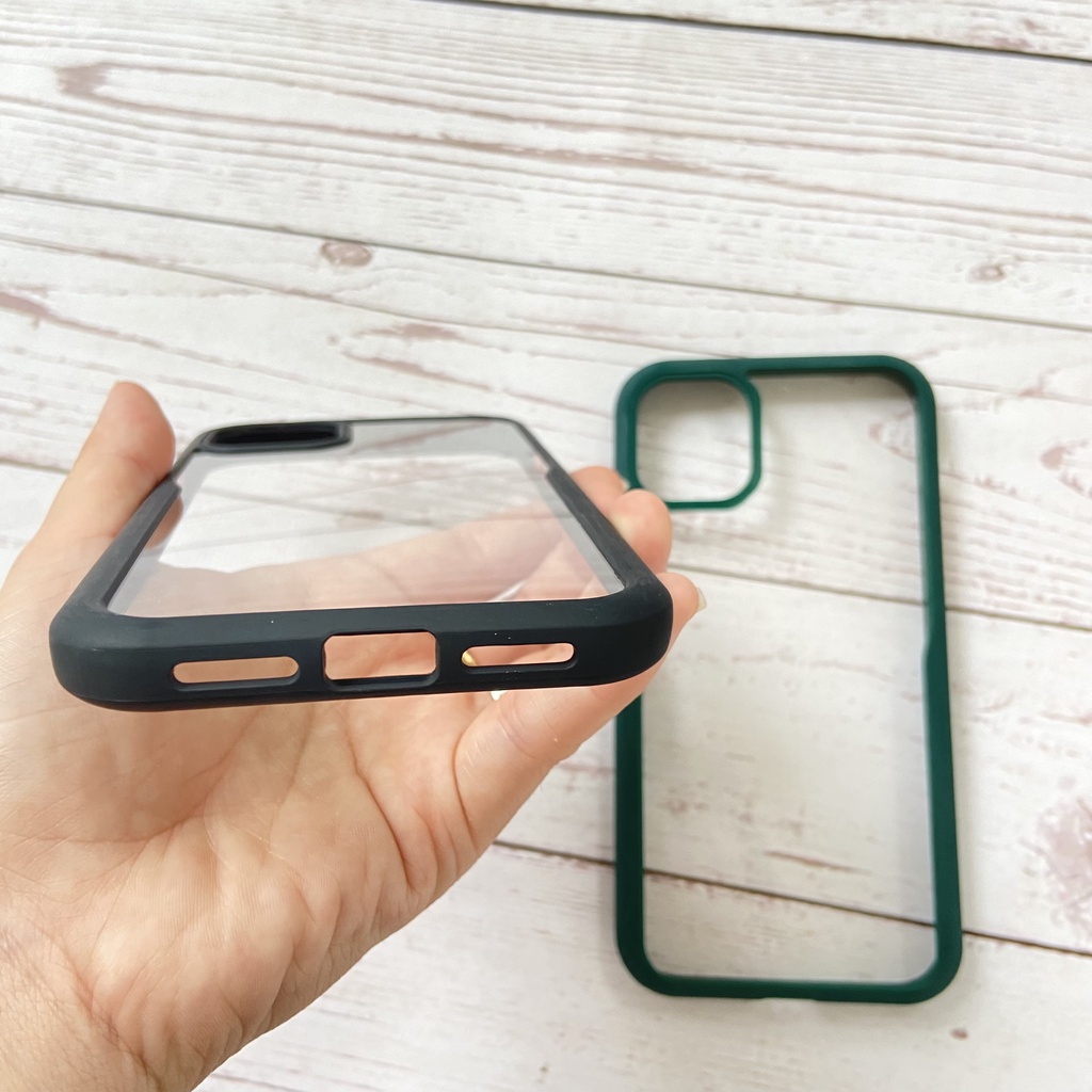 Ốp lưng IPAKY iPhone 11 / 11 Pro / 11 Pro Max - Mặt lưng Trong, Viền Màu
