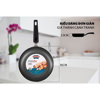 Chảo trơn chống dính SUNHOUSE phi 16-30cm