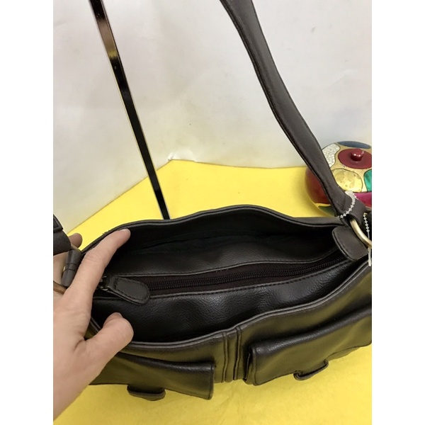 Túi đeo vai da thật