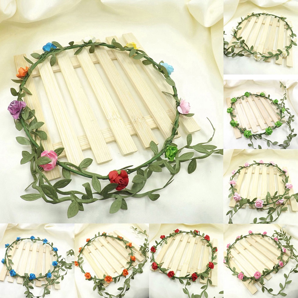Vòng hoa đội đầu xinh xắn dùng để trang trí