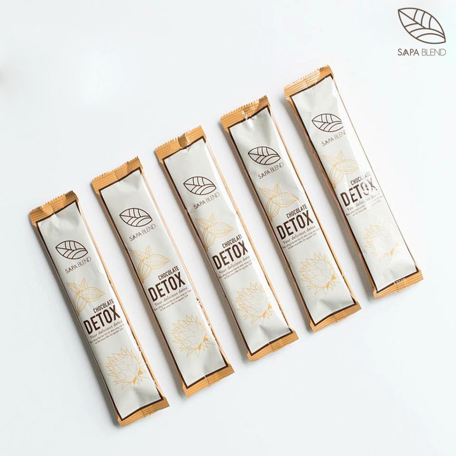 Nước uống Chocolate detox Cacao Actiso Traphaco sapa Hộp 12 gói